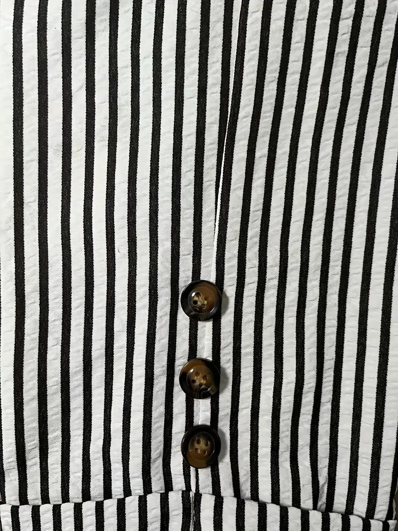 RIEKE - WEITE HOSE MIT VERTIKALEN STREIFEN