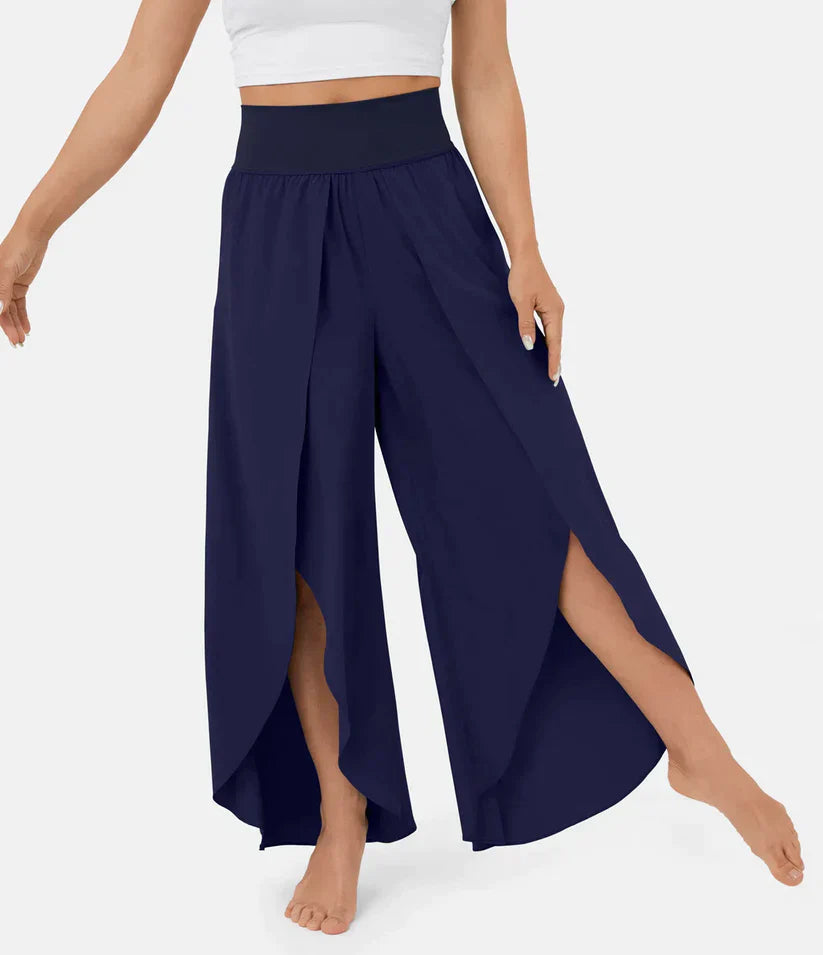 SummerBreeze - Hochtaillierte Palazzo Hose