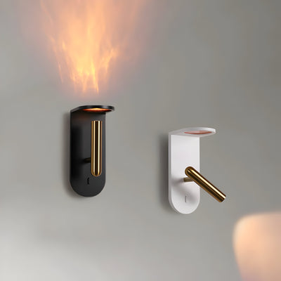 NordiFlame – Einstellbare nordische LED-Wandleuchte mit Flammeneffekt