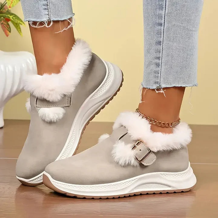 Domitilla – Wasserdichte Plüsch Winterstiefel