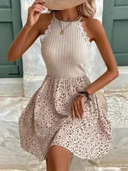 Rebecca | Floral Print Women's Summer Vacation Dress