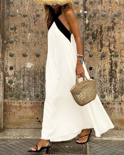 Daphne™ | Elegantes Kleid mit gekreuzten Trägern