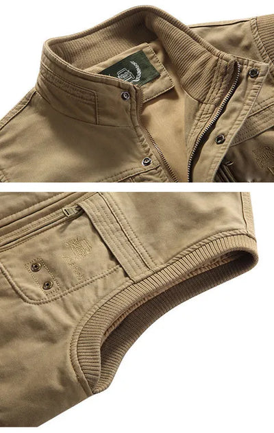 Gunvald | Herren Vintage Mehrtaschenweste
