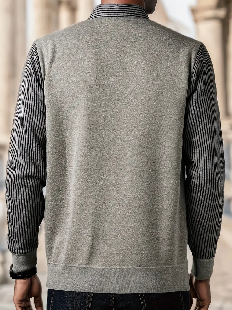 Leroy – Lässiger Langarm Strickpullover
