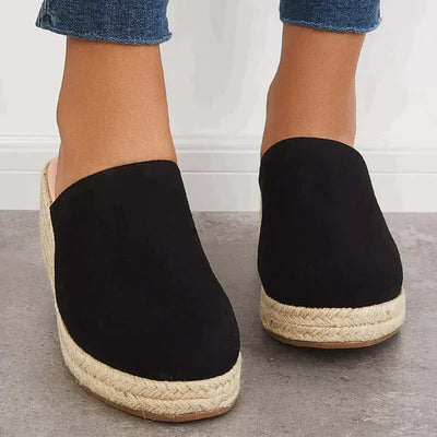 Marga™ | Elegante Sandaletten mit geflochtenem Keilabsatz