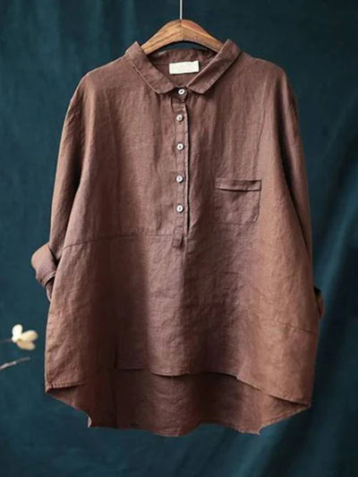 Laura™ | Schicke Bluse mit langen Ärmeln