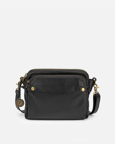 Leder Crossbody Tasche