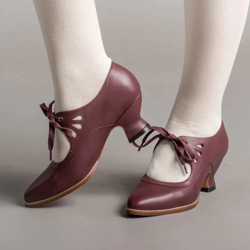 Georgina | Elegante Retro-Schuhe mit niedrigem Absatz