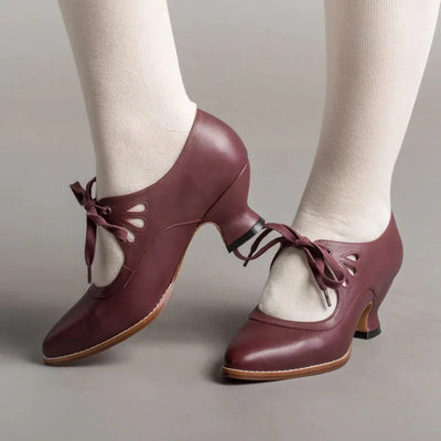Georgina | Elegante Retro-Schuhe mit niedrigem Absatz