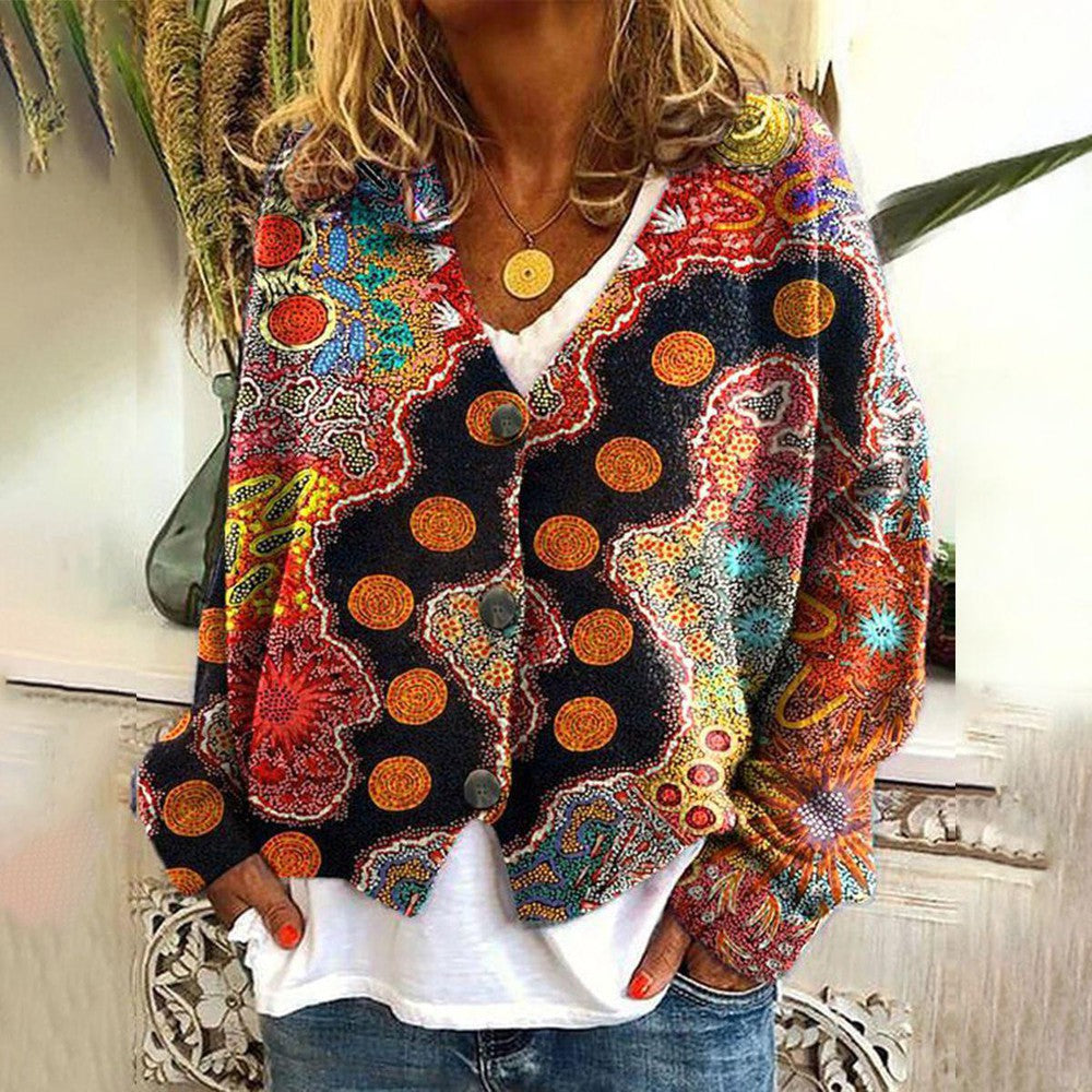Tessa - Bunter gestrickter Pullover