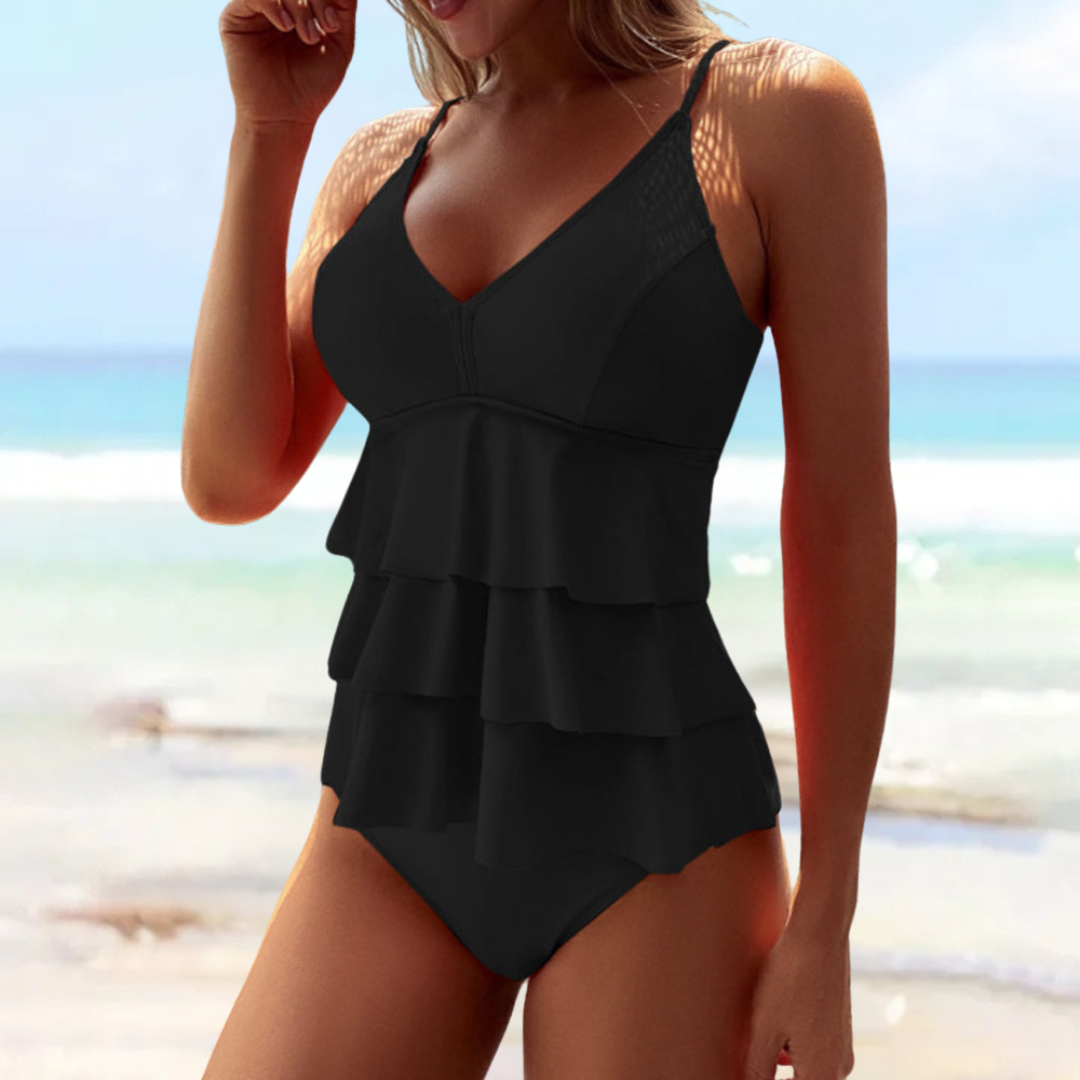 Ria™ | Shapewear-Badeanzug mit Rüschen