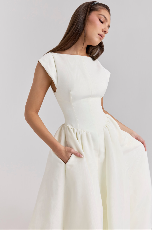 Lucia - Plissiertes Midikleid