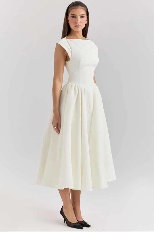 Lucia - Plissiertes Midikleid