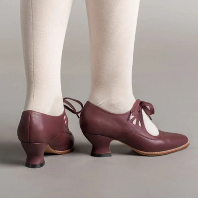 Georgina | Elegante Retro-Schuhe mit niedrigem Absatz