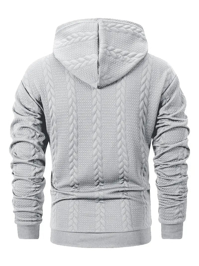 Justus – Langärmeliger Strickpullover Mit Kapuze