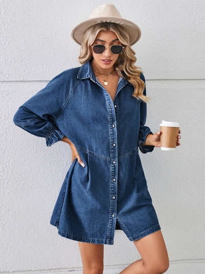 Vera™ | Jeanskleid mit Knöpfen