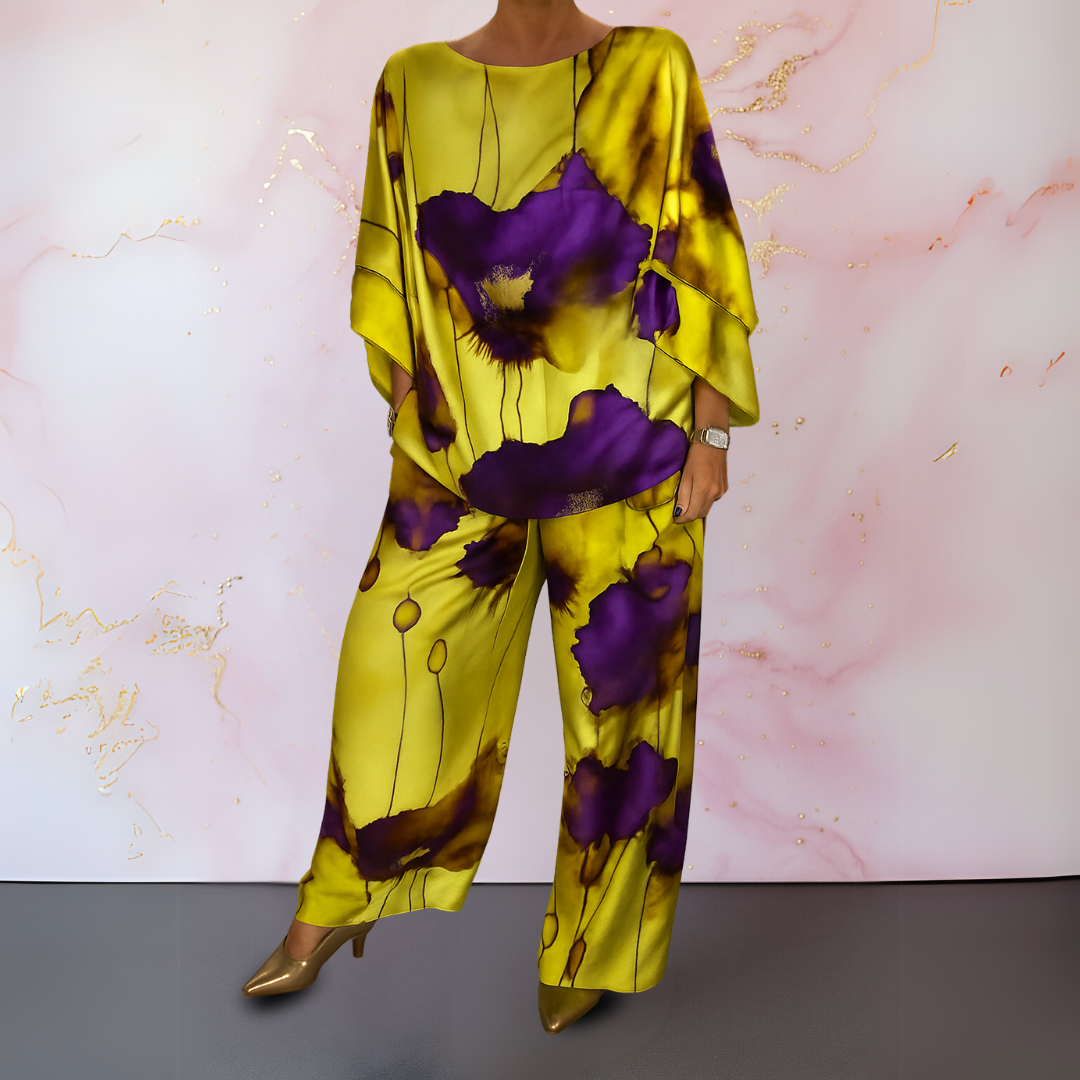 Moniek™ | Zweiteiliges Damen-Set aus Satin