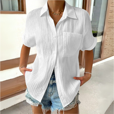 Anneke™ | Elegante Bluse mit Hemdkragen