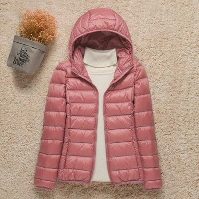 Sarah - Gewattete Jacke mit Kapuze