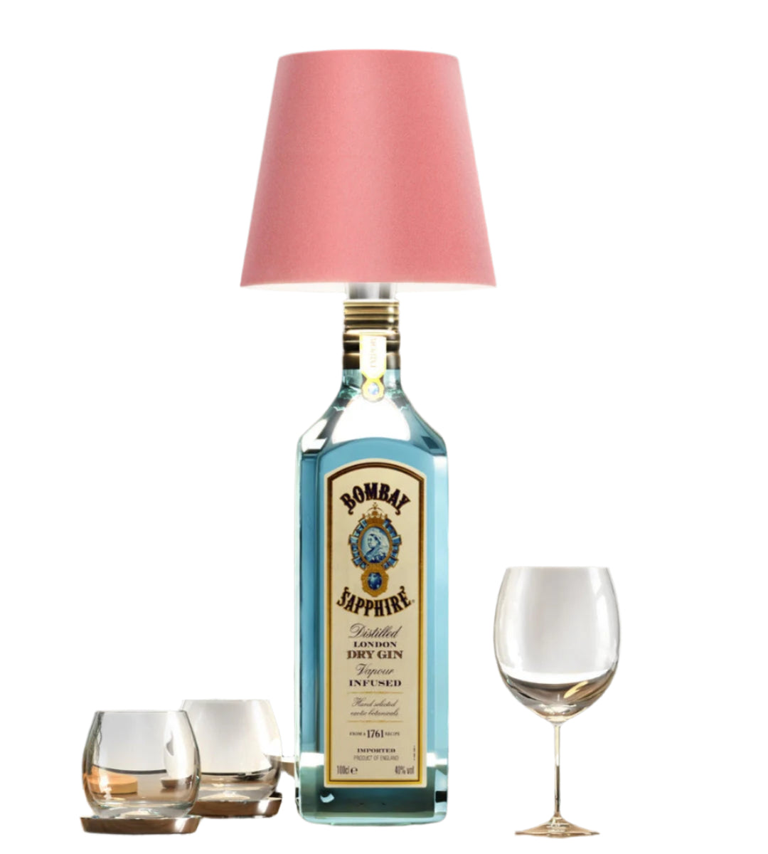 Mila LumiBottle LED-Flaschnelampe – Elegante wiederaufladbare Lampe