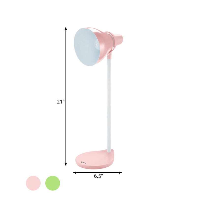 MacaronGlow – Tischlampe mit flexiblem Hornschirm