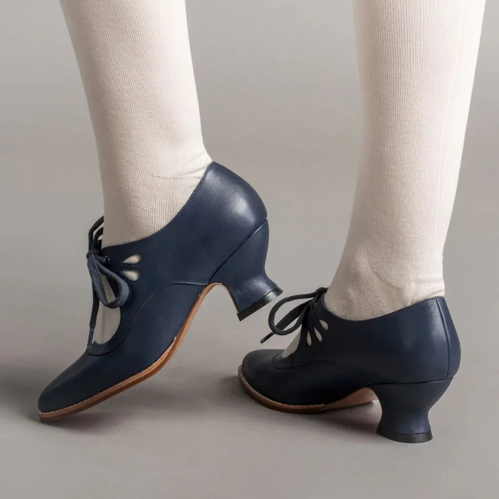Georgina | Elegante Retro-Schuhe mit niedrigem Absatz