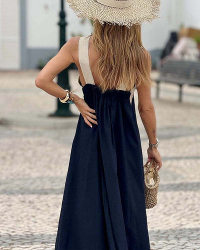 Daphne™ | Elegantes Kleid mit gekreuzten Trägern