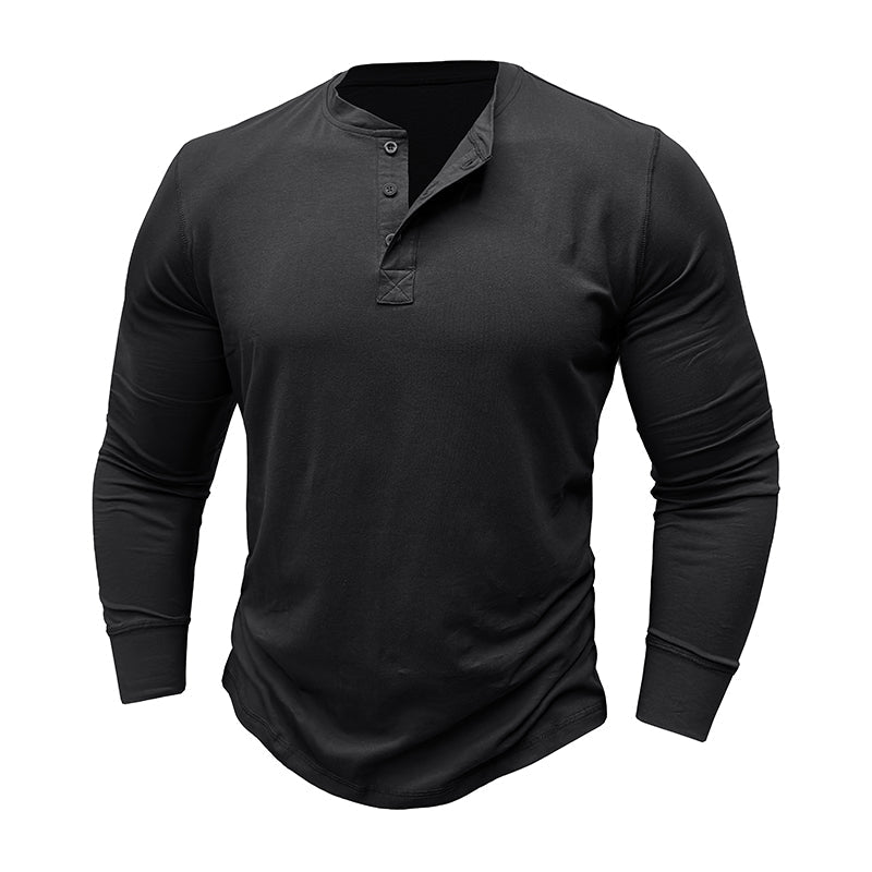 TILMAN - LANGÄRMLIGES TAILLIERTES T-SHIRT