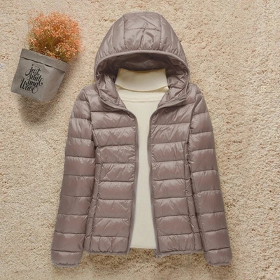 Sarah - Gewattete Jacke mit Kapuze