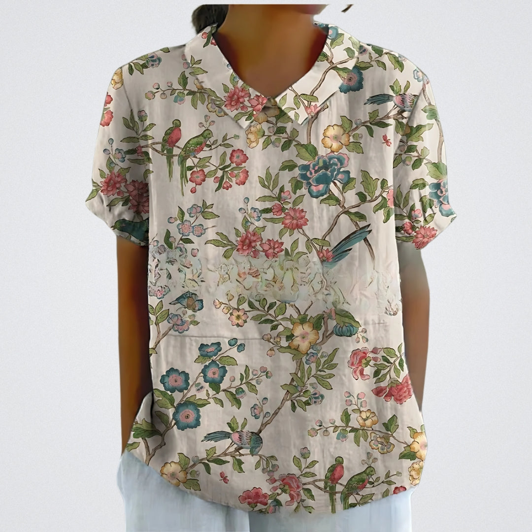 Lina™ | Bluse mit Blumenmuster