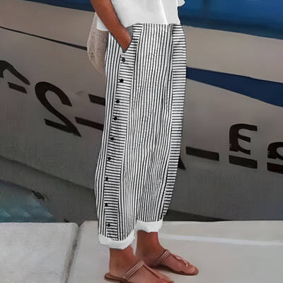 Mila™ | Soft-Line-Hose mit Seitentaschen