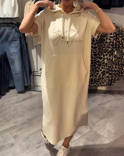 Saskia™ | Lässiges Hoodiekleid
