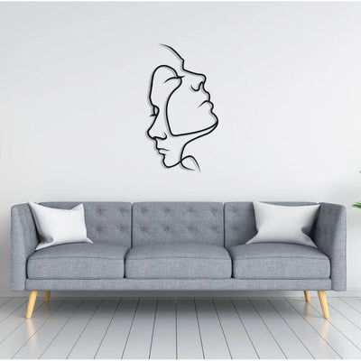 AmoraLine – Minimalistische Wanddekoration mit abstraktem Ausdruck von Liebe