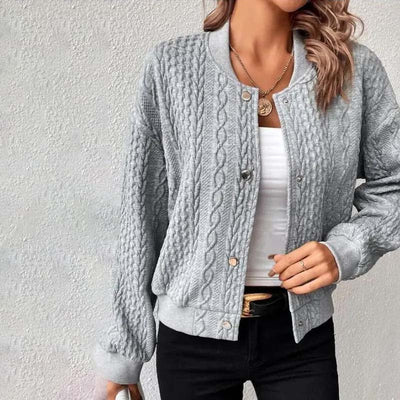 Gestrickte Strickjacke für Frauen