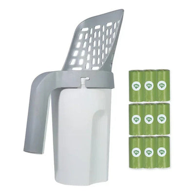 PurrScoop – Selbstreinigendes Katzenklo mit integriertem Spender für Mülltüten