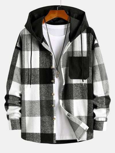 Gaston – Flanell Hemd Mit Kapuze