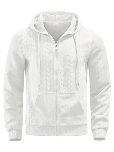 Philipp – Lässiger Kapuzenpullover Mit Reißverschluss Und Langen Ärmeln