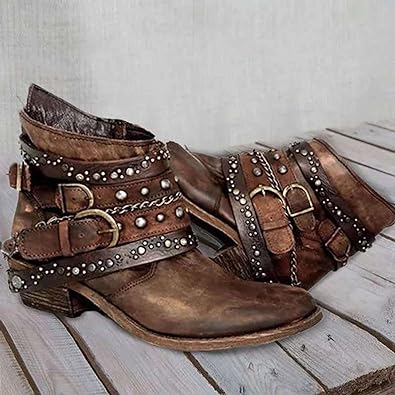 Colette - Vintage-Lederstiefel