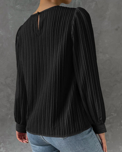 Bianca™ | Elegante Bluse mit langen Laternenärmeln