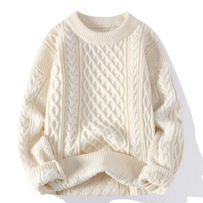 Gemütlicher, eleganter, Zopfmuster Pullover für Damen