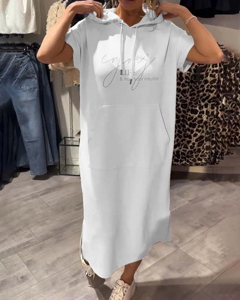 Saskia™ | Lässiges Hoodiekleid