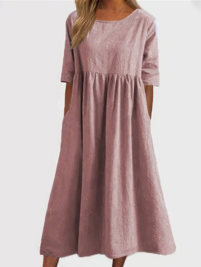 AMIRA - LOCKERES KLEID MIT TASCHEN