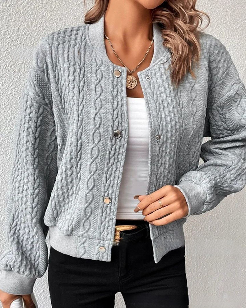 Mireille - Frauen-Strickjacke mit Knöpfen