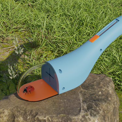 BugCatch Insektfänger – Schnellauslöserv mit kompaktem Design für sichere und humane Insektenbekämpfung