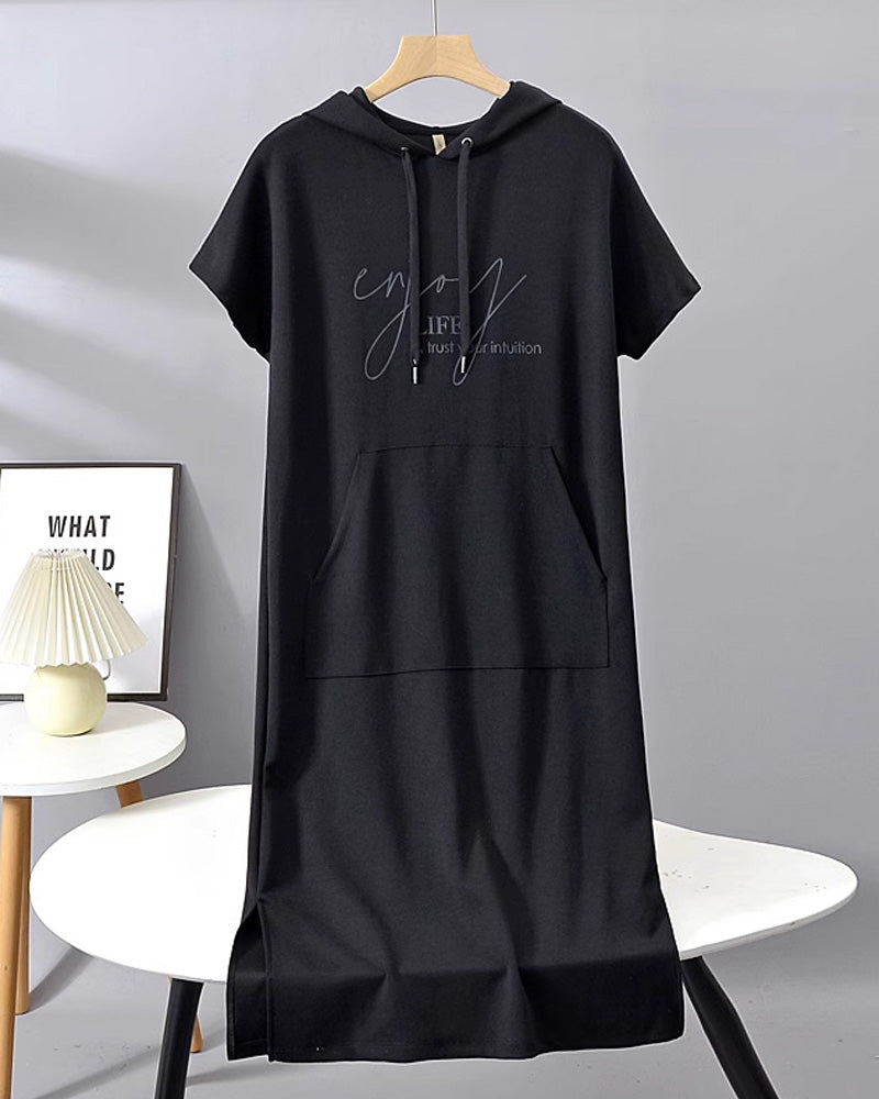 Saskia™ | Lässiges Hoodiekleid
