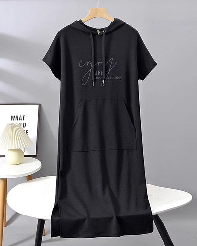 Saskia™ | Lässiges Hoodiekleid