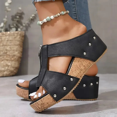 Patricia™ | Orthopädische Sandalen mit Keilabsatz