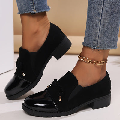 Virna - Elegante Rutschfeste Loafers Mit Schleife
