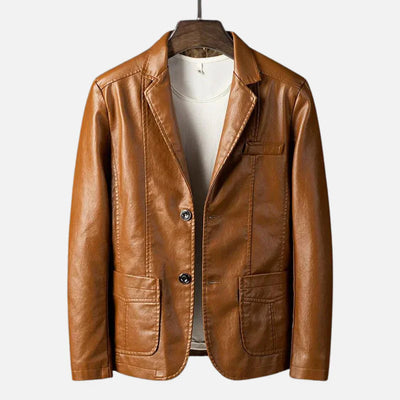 Heinz - Vintage Leder Jacke