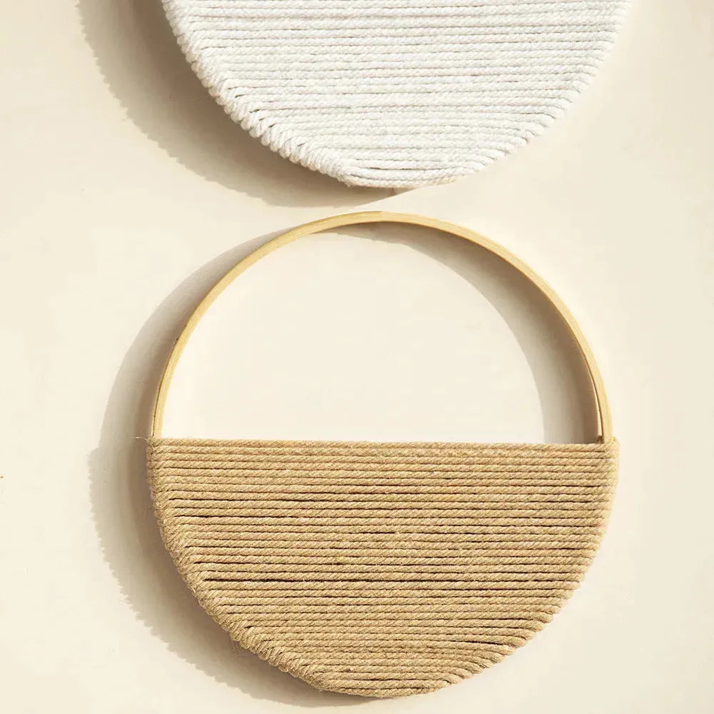 Willowloop – Circulares Makrame-Wandsdekor mit symmetrischem Design